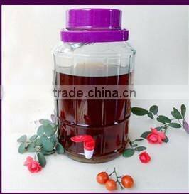 large glass jar with handle glass storage jar