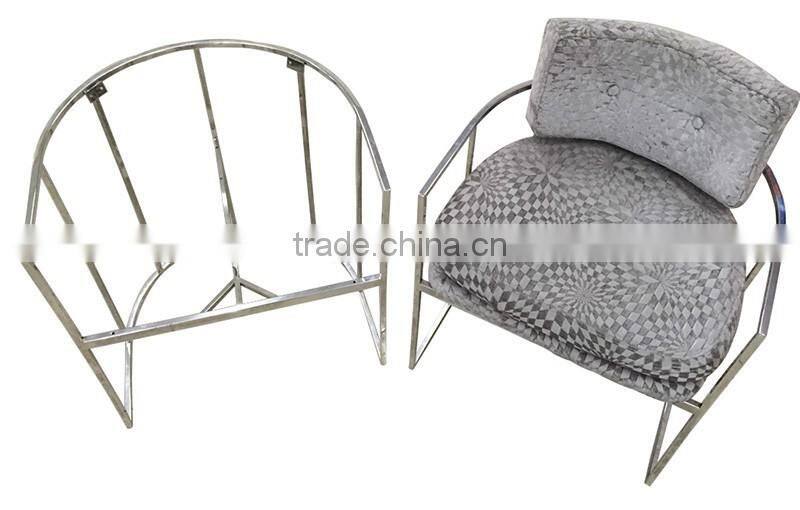Customized Stainless steel metal chair frames ,steel tube sofa frames metal