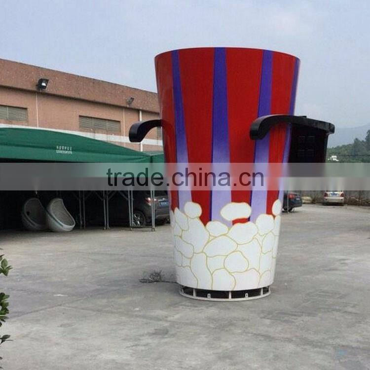 Giant fiberglass glass sculpture