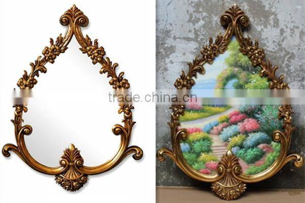 Old factory style antique gold fancy picture frames