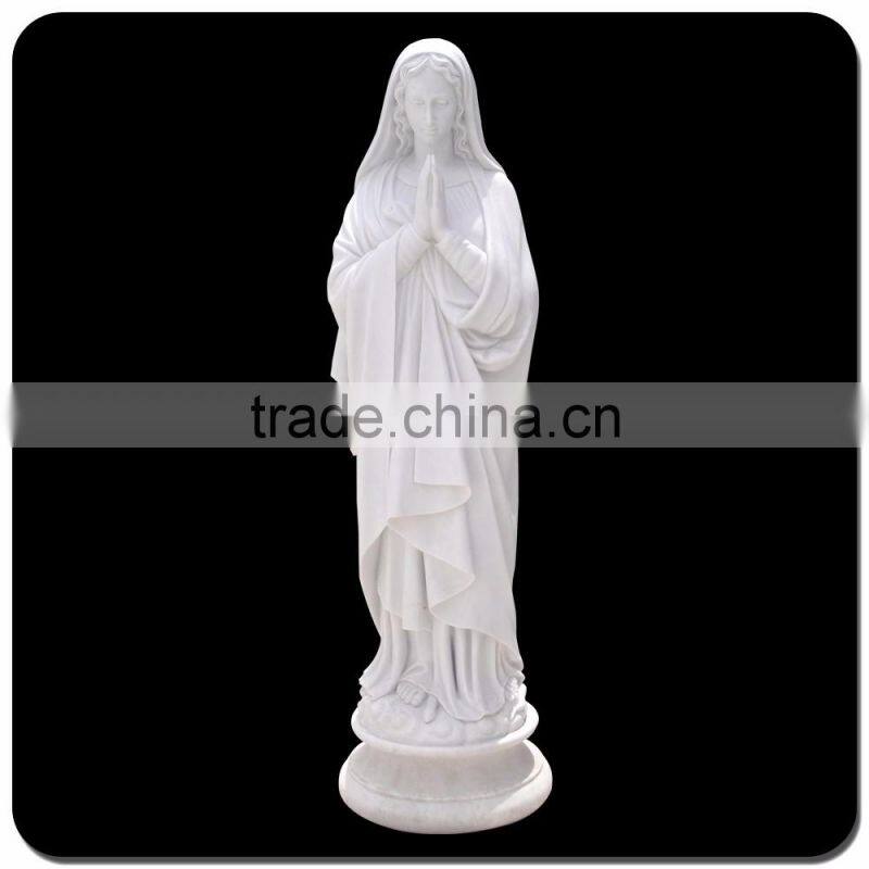 large outdoor decoration high quality stone virgin mary statue