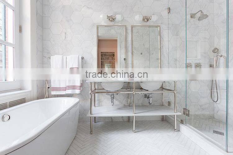 Beautiful decorative natural stone oriental white marble tile price