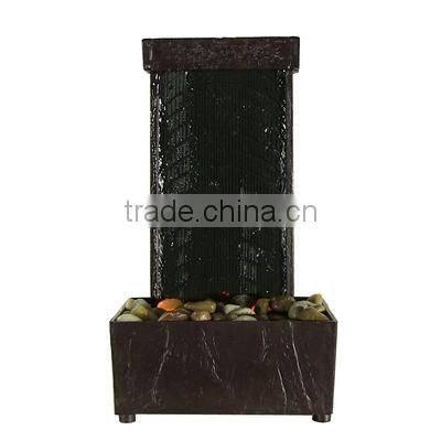 Lighted Stream Tabletop Water Fountain with LED Lights