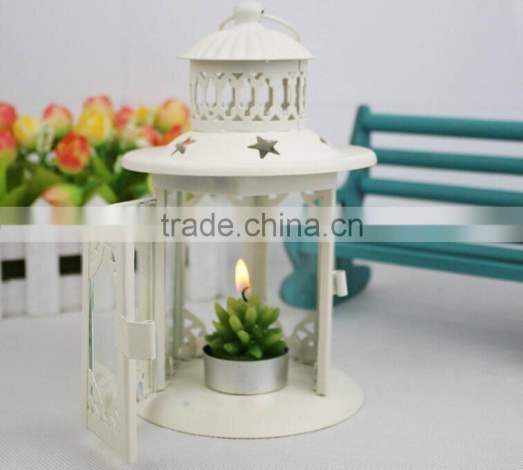 outdoor decorative house Style OEM Metal Lantern Candle Holders