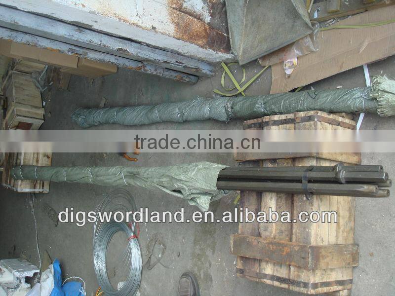 intergal chisel or cross drill rod