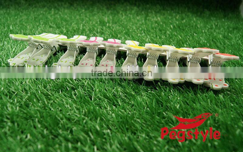 10pcs packing TPR spring clip high quality plastic clips clamps