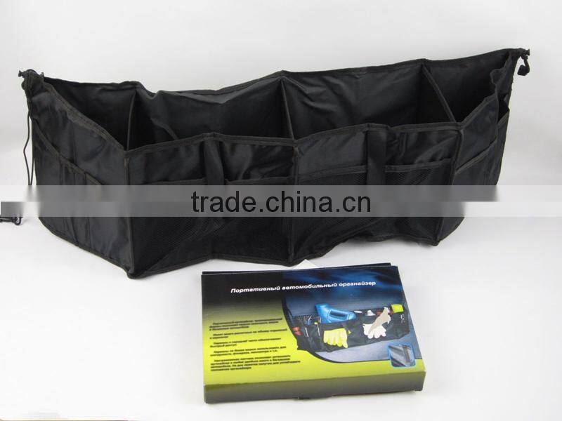 Mutilfuctional Portable folding outdoor sports car trunk high capacity storage bag