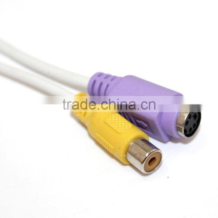 TSJ0001 VGA Video Card to S-Video and RCA TV Display Adapter Cable