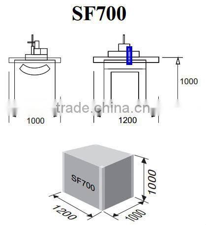SF700 European Quality CE spindle moulder with sliding table