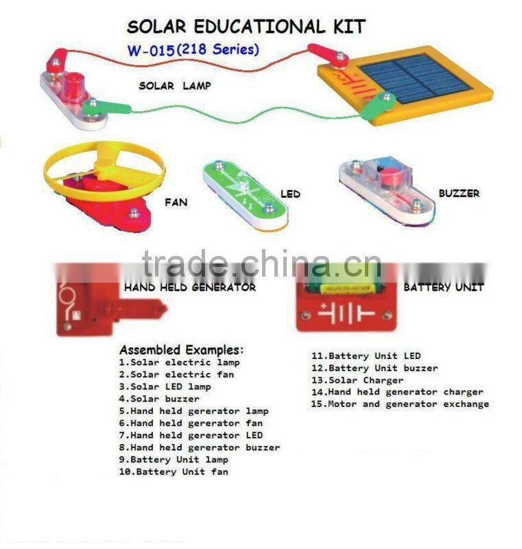 Children creative science solar educational kits
