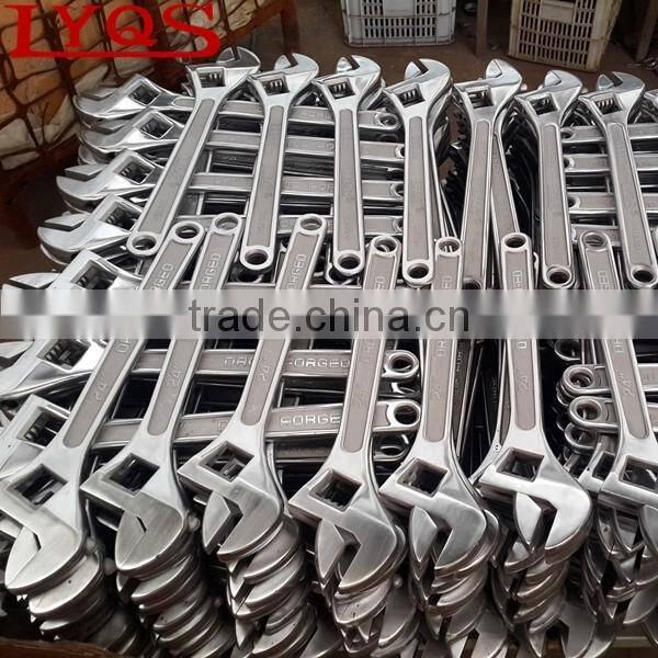 Forged carbon steel adjustable wrench/clyburn spanner for industial