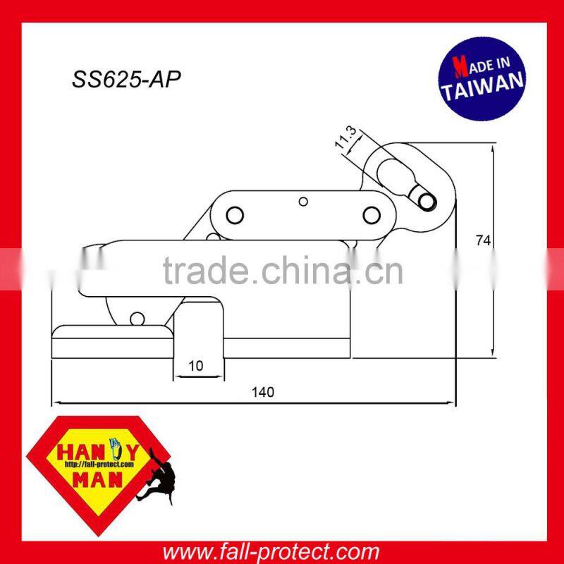 SS625 Stainless Steel Cable Rope Grab