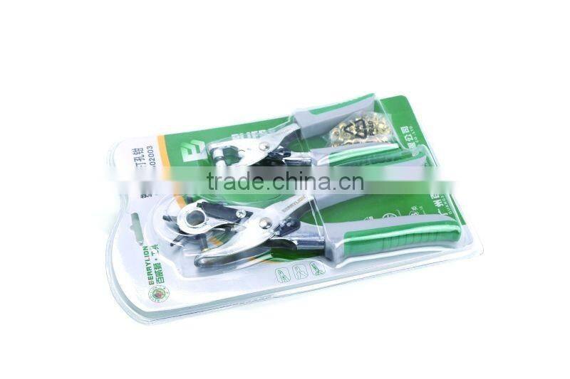 Berrylion Plastic handle Leather Punch 2pcs set Belt Leather Punch Set
