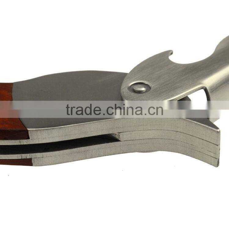 Bird shape stainless steel wine corkscrew, bottle opener