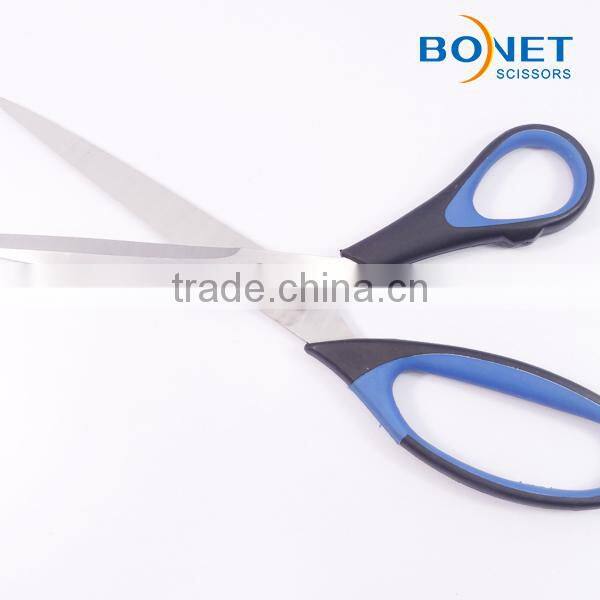 S36007 LFGB qualified 9" Stainless Steel Dressmaker/Tailor/Needlework Scissor in Double Injection Handle