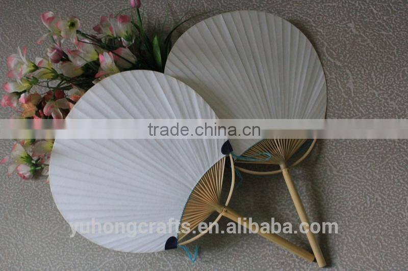 2014 the best fashion and beautiful paper round fan