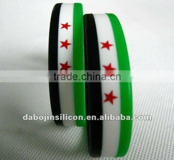 3 layers colors silicone bands