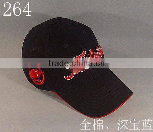 Cotton Material Sport Hats embroidered logo Golf Caps