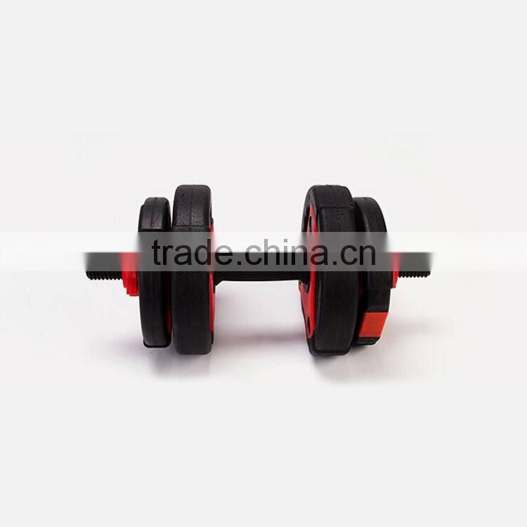 2016 popular new design PVC dumbbell and barbell
