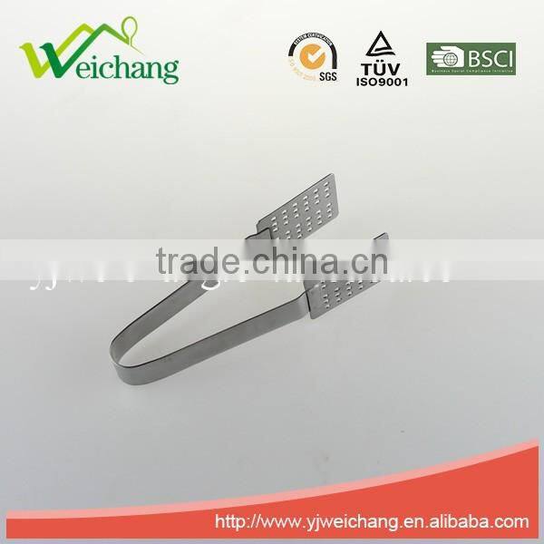 WCL022 Stainless Steel Tea Bag Clip Food Tong Ice Tong Tea Bag Tong
