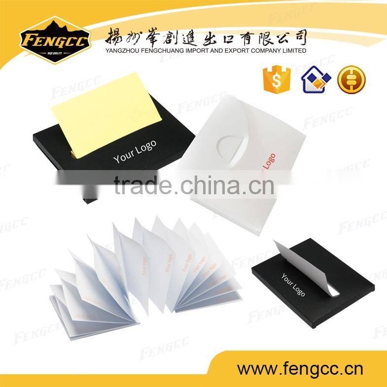 Promotion cheap cardboard paper cover spiral notebook with color sticky inner