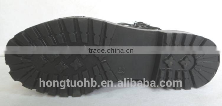Army boot with molded sole