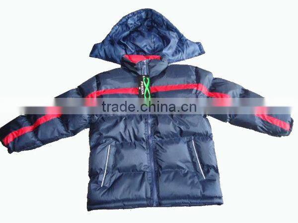 332 boys padding cotton jackets stock lot garments