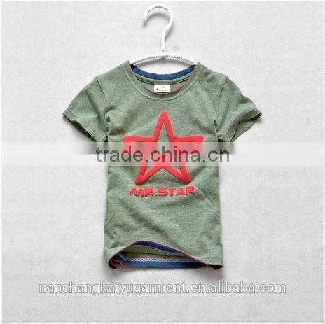 2017 fashion boy kids printed T shirt wholesale