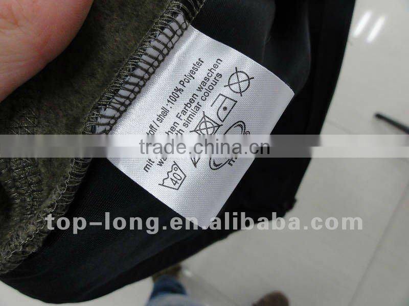 Outerwear sportswear with zip top for men hiking jacket