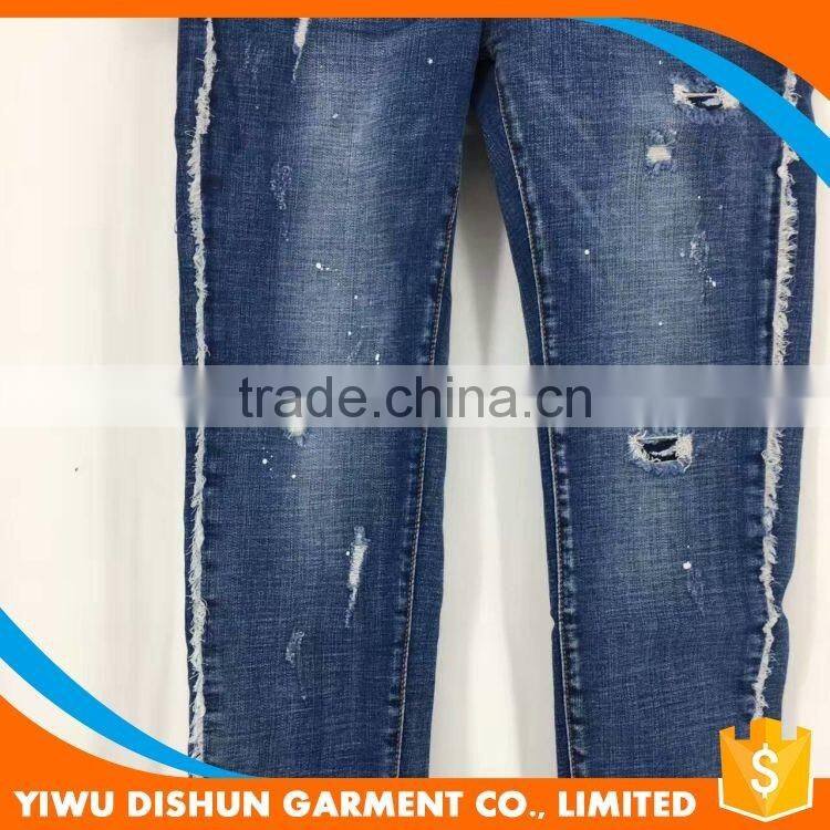 Women wholesale sexy ripped model jeans pants