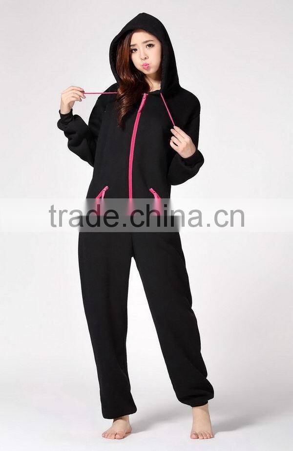 printed unisex adult fleece animal onesie plush jumpsuit for adults