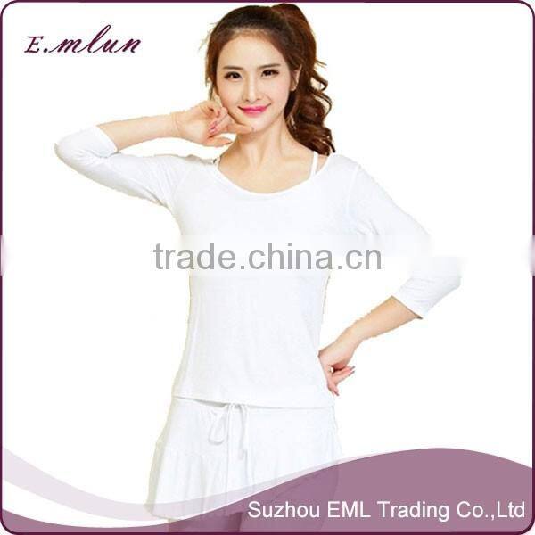 Latest summer ladies yoga suit unique design wholesale tight belly dance costume