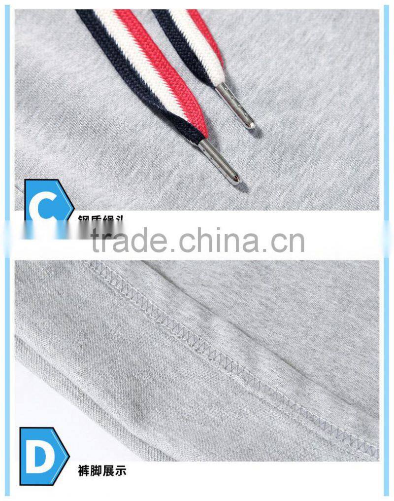 Wholesale men's cotton spandex trousers sports pants