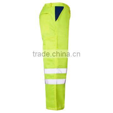 Online star product yellow colour reflective tape work pants
