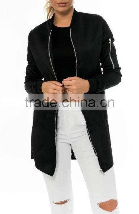 Runwaylover EY1022C OEM service factory direct geometric pattern winter women long jacket coat