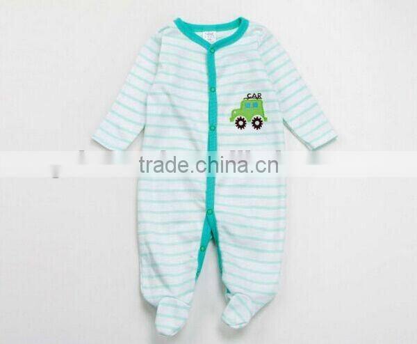hot sale Spring & Autumn 100% cotton baby boy's romper, sleepsuit and playsuit