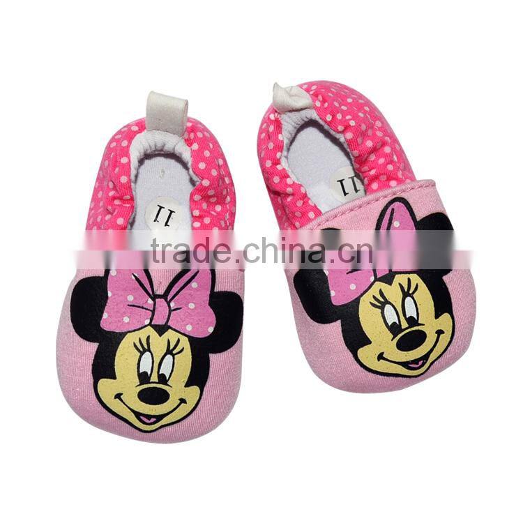 Adorable Mickey face printed Baby shoes