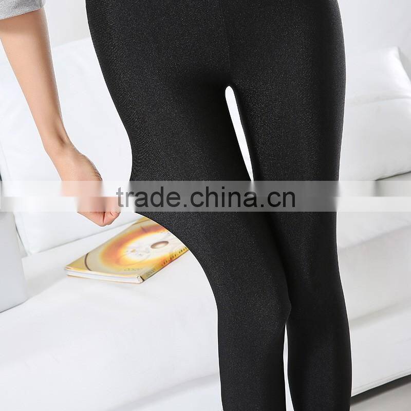 Fashion Ladies Black Sexy Stocking Winter Warm thicken Fur Leggings For Women