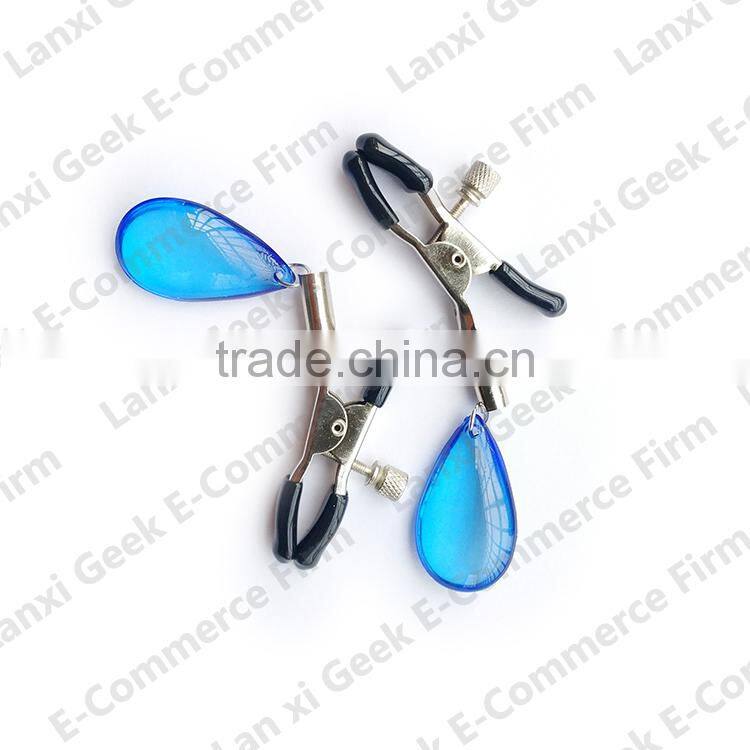 GEEK sexy 1 Pair Nipple Clamps Clips Jewellery Bust Massager Stimulate Sex Toy Flirt Adult china sex toys supplier