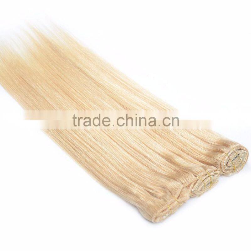 2017 hot selling hair product fast shipping clip in hair extension