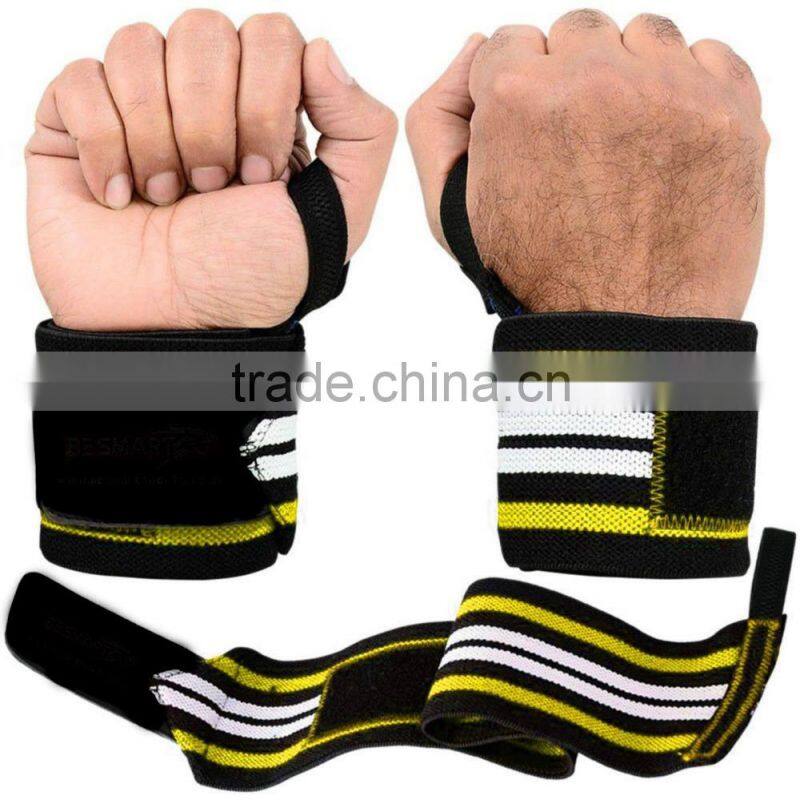 Workout Fitness Training Crossfit Weightlifting Straps, Gym wrist wrap