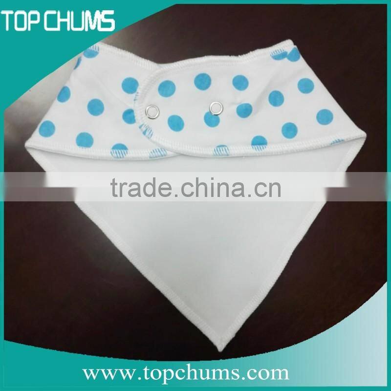 Beard USA absorbent cotton and fleece blank baby bibs wholesale for Teething Drool and Feeding