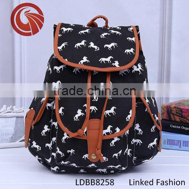 leisure school bag geometric pattern retro vintage canvas boho bohemian AztecZTEC backpack bag