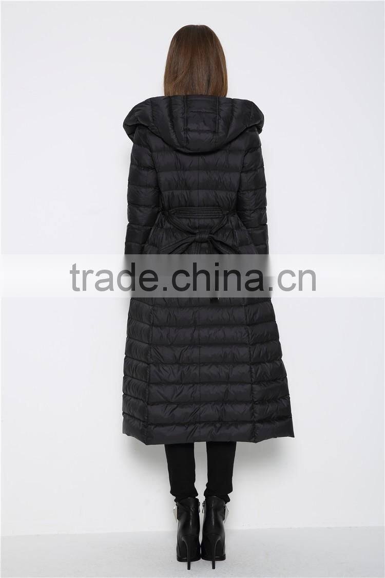 Black Windbreak Ultra Light Women Down Jackets