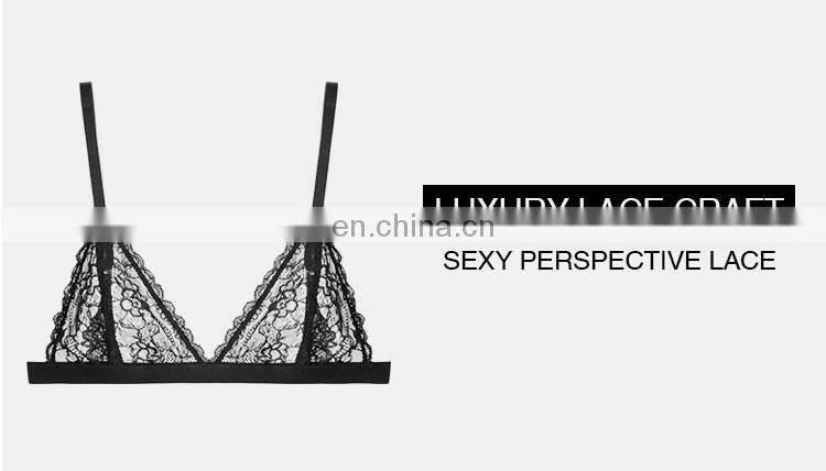 Young Girls and Women Fashion Stylish Very Sexy Transparent Lace Bralette Bra