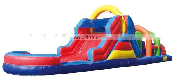 Funny Inflatable Castle Bouncer /tunnel obstacle course