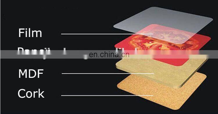 Hot sale 2016 paper cork beer wine glass coaster for party