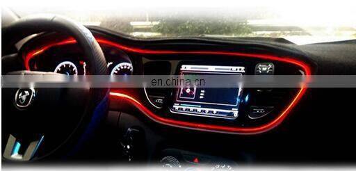 Car EL Wire with belt sound active flashing Kit Set