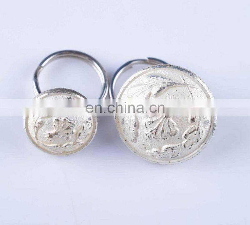 Military gold metal button