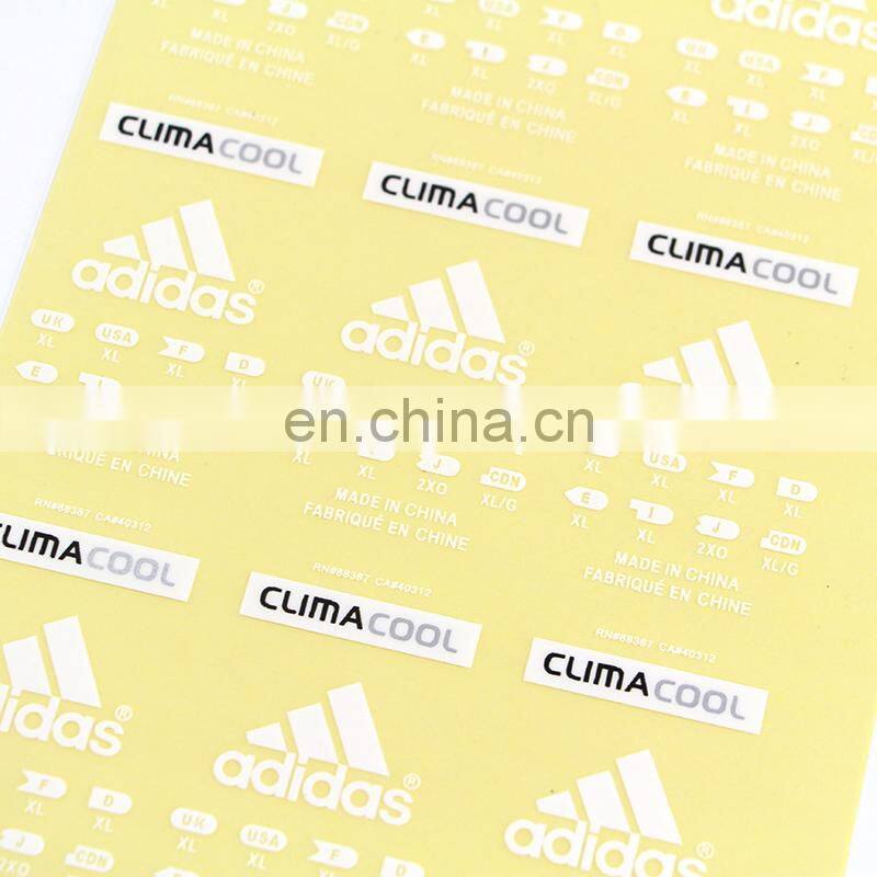 Easy peeling custom heat transfer sticker